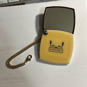 Henri Bendel Compact Mirror with Chain/Clasp